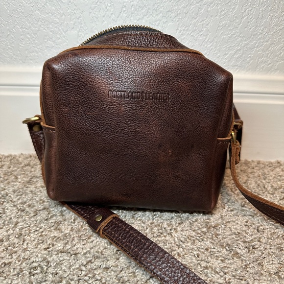 Portland Leather Handbags - Portland Leather Brown Crossbody Bag